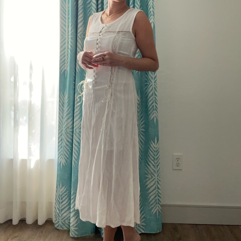 Vintage Elven White Dress